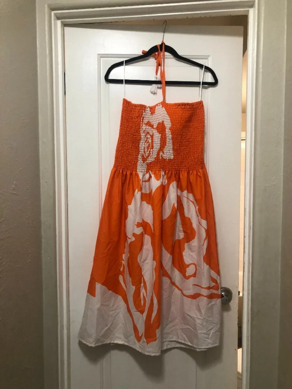 GYPSIEBLU Orange Polyester Floral Beach For Women Size 2X - Picture 2 of 6